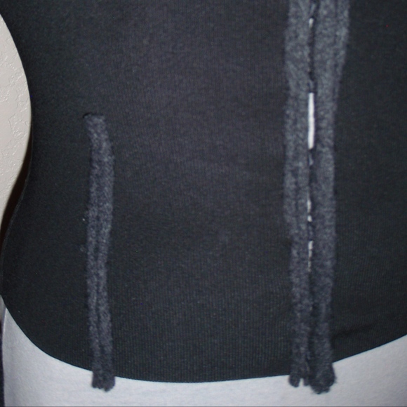 Moschino Cropped Lace & Wool Wide Cuff Top - Picture 6 of 6